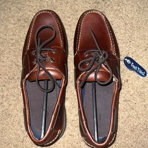 Men’s leather Castaway Dockers in raisin brown